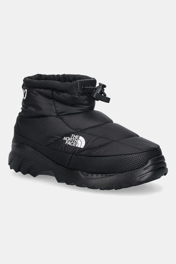 Μπότες χιονιού The North Face Nuptse Traction Chukka συνθετικό μαύρο NF0A8DAAKX71