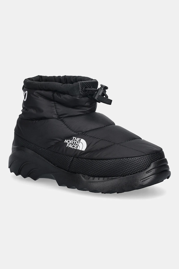 Μπότες χιονιού The North Face Nuptse Traction Chukka συνθετικό μαύρο NF0A8DAAKX71
