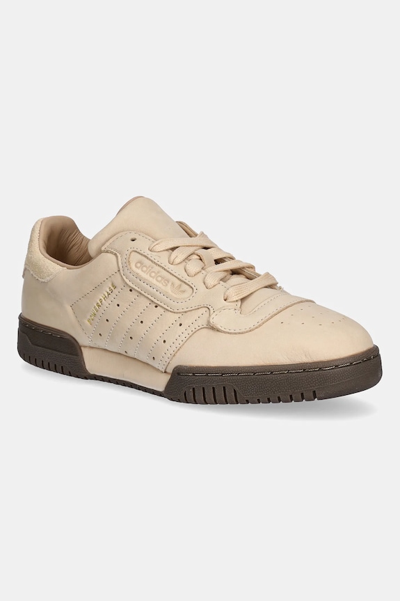 adidas Originals nubuck sneakers Powerphase flat beige JR0984