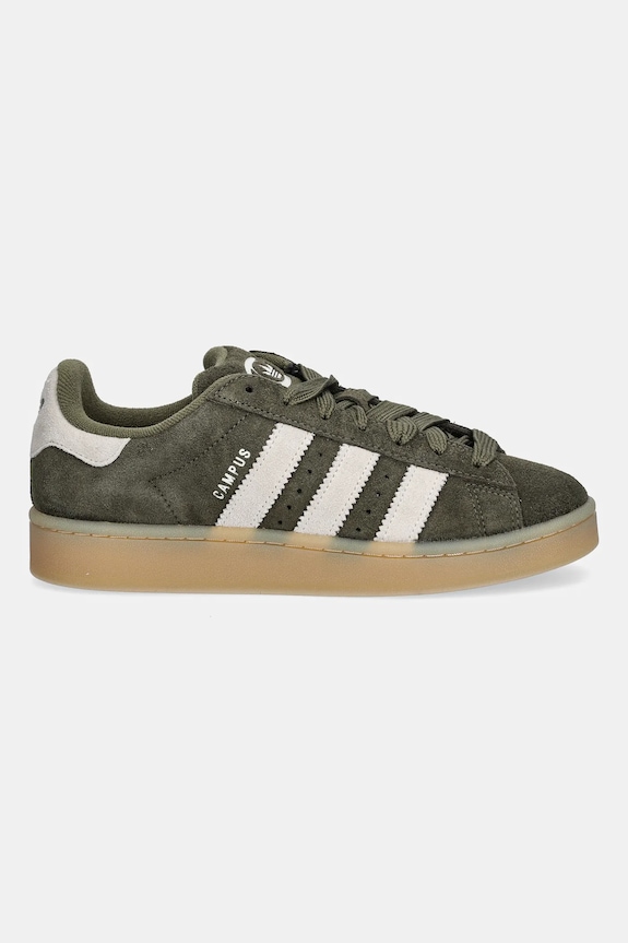 Tenisice od brušene kože adidas Originals Campus 00S JQ8355 zelena AW25