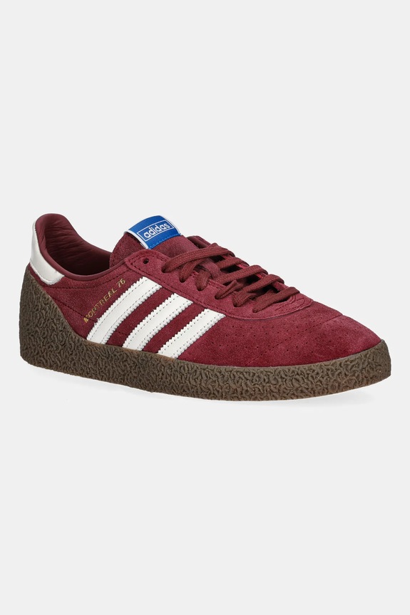 Замшевые кроссовки adidas Originals Montreal 76 плоская бордо JR8371