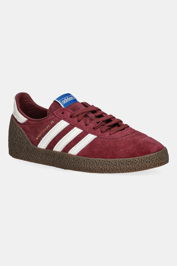 Замшевые кроссовки adidas Originals Montreal 76 плоская бордо JR8371