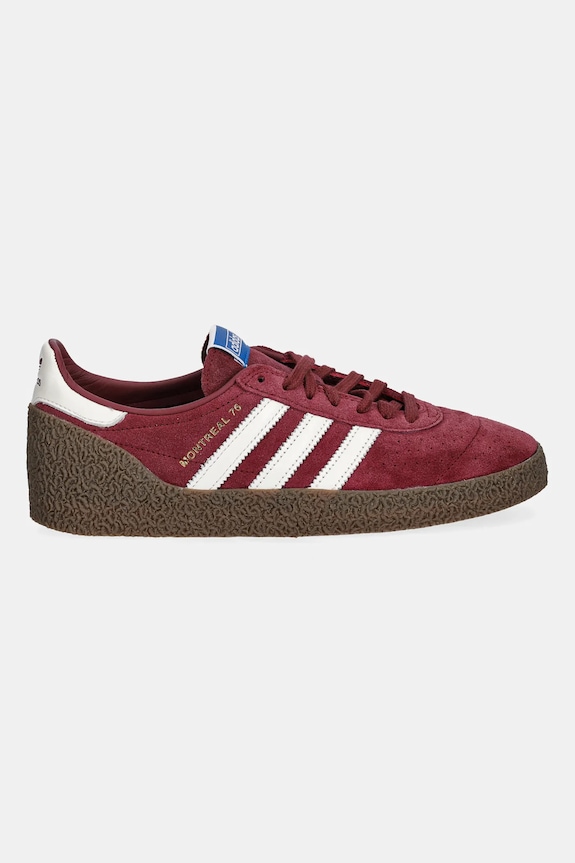 Замшевые кроссовки adidas Originals Montreal 76 JR8371 бордо AW25