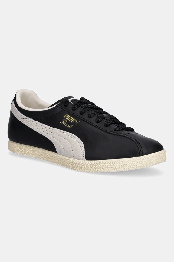 Кожаные кроссовки Puma Brasil Terrace Views замш чёрный 403167