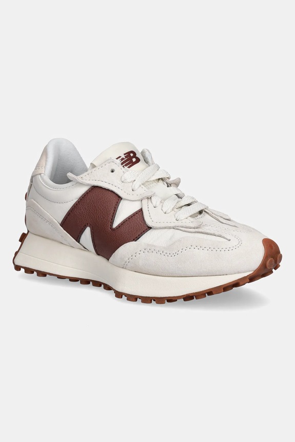 New Balance bőr sportcipő 327 velúr bőr bézs U327WKM