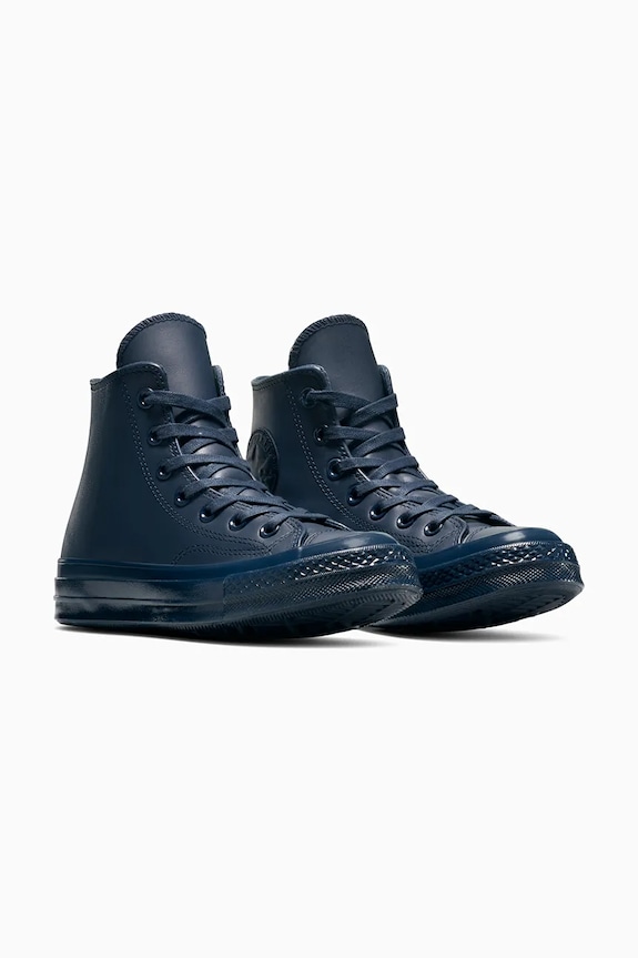 Converse teniși de piele Chuck 70 A15550C bleumarin AW25