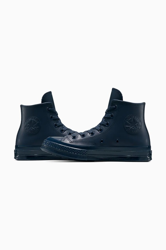 Converse teniși de piele Chuck 70 bleumarin A15550C