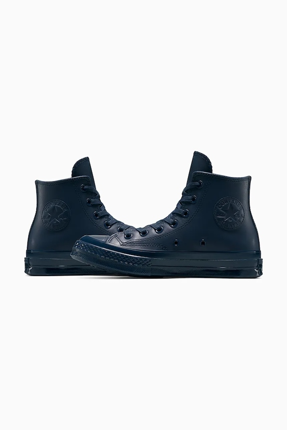 Converse teniși de piele Chuck 70 bleumarin A15550C