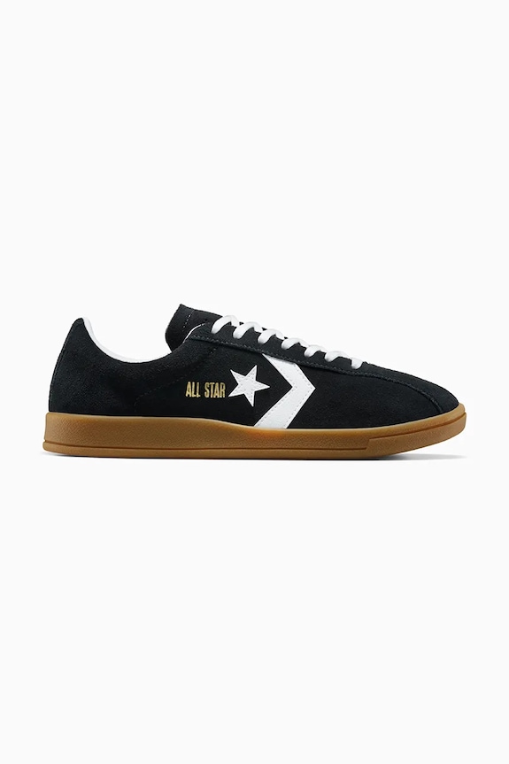 Tenisice od brušene kože Converse All Star Classic Trainer ravni crna A16534C