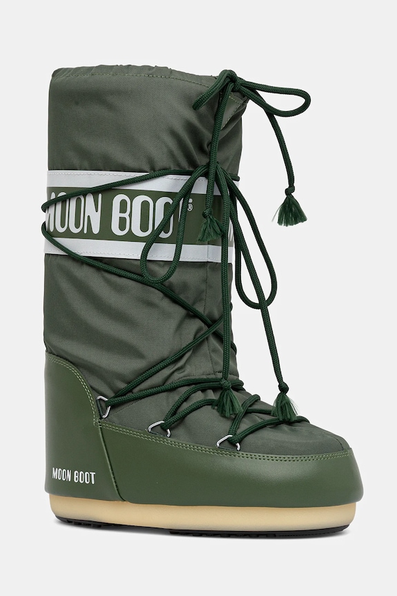 Moon Boot hócipő MB ICON NYLON szintetikus zöld 80D1400440.G016