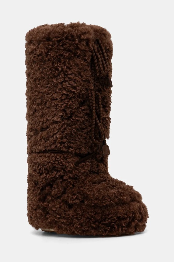 Moon Boot snow boots MB ICON CURLY EXTRA light insulation brown 80D1403070.M010