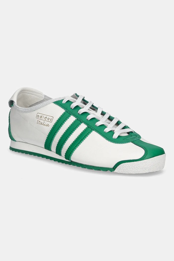 Кожени маратонки adidas Originals Italia 60s Made in Italy скосена платформа зелен JR8377