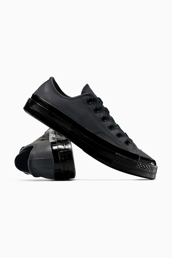 Kožené tenisky Converse Chuck 70 čierna A15551C