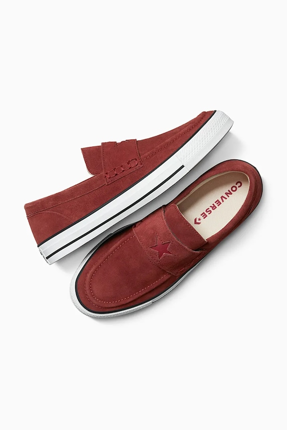Converse mocasini din piele întoarsă Chuck Taylor All Star Loafer A15597C