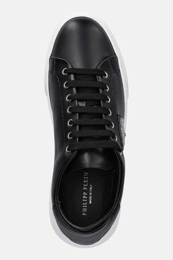 Шкіряні кросівки Philipp Plein Iconic чорний USC0701.PLE075N.02
