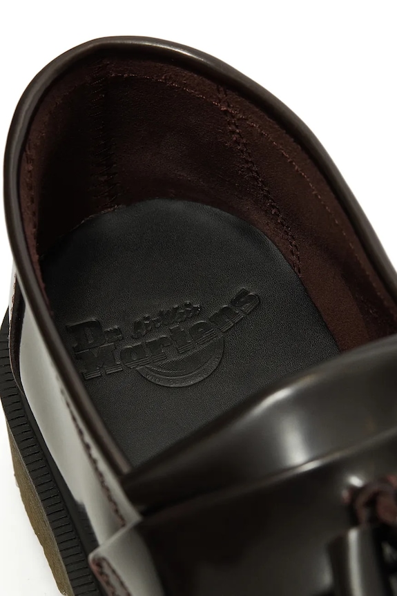 Кожени мокасини Dr. Martens Adrian Tassel Loafer DM14573601 бордо