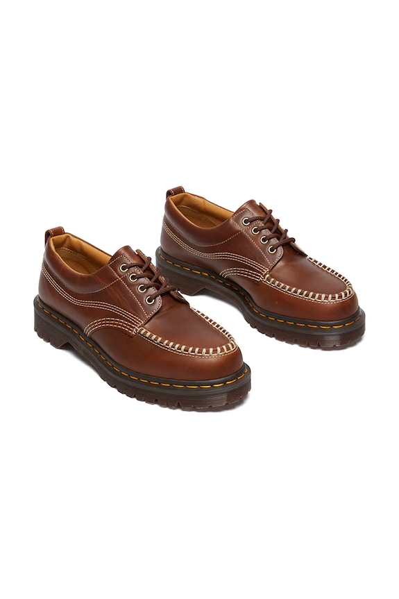 Dr. Martens scarpe in pelle Lowell DM31817243 marrone SS26
