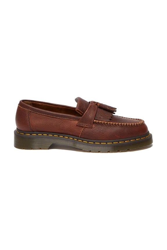 Кожени мокасини Dr. Martens Adrian YS Tassel Loafer равен оранжев DM31995253