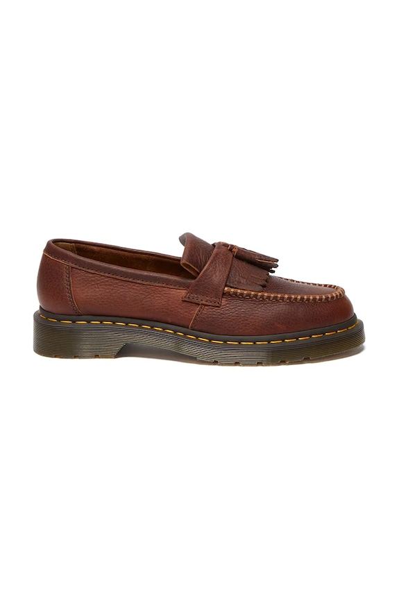 Кожени мокасини Dr. Martens Adrian YS Tassel Loafer равен оранжев DM31995253