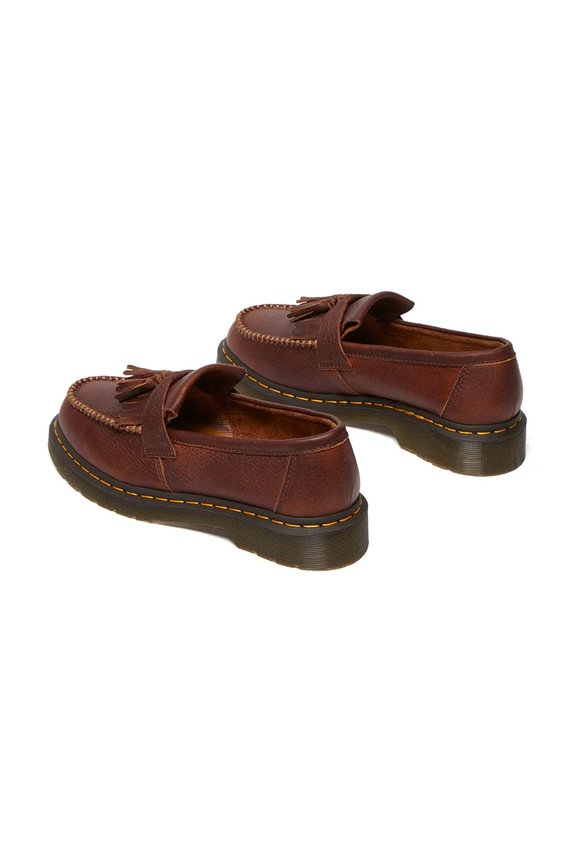 Обувки Кожени мокасини Dr. Martens Adrian YS Tassel Loafer DM31995253 оранжев