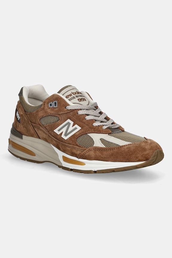 Tenisice New Balance Made in UK brušena koža smeđa U991GB2