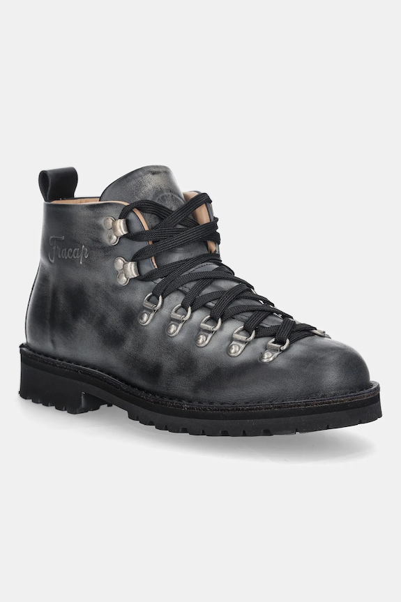 Кожени обувки Fracap Magnifico M120 Vintage Bold равен сив MAGNIFICO.M120.VINT.BOL