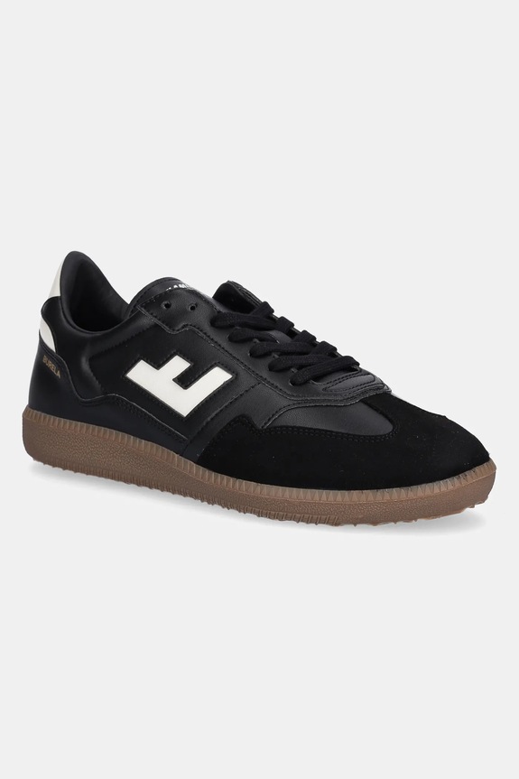 Flamingos sneakersy Burela Slim imitacja skóry licowej czarny BSBLA