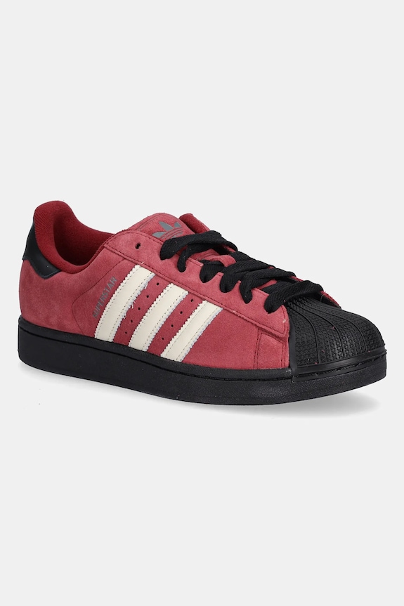 adidas Originals shoes Superstar II suede maroon JQ3220