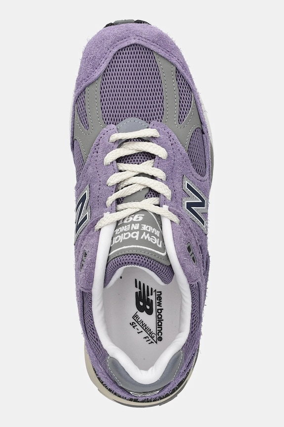 Semišové tenisky New Balance Made in UK fialová U991LV2