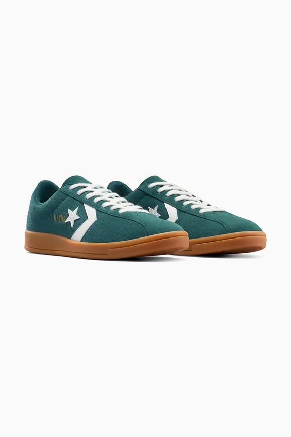 Converse bőr sportcipő All Star Classic Trainer A16433C zöld AW25