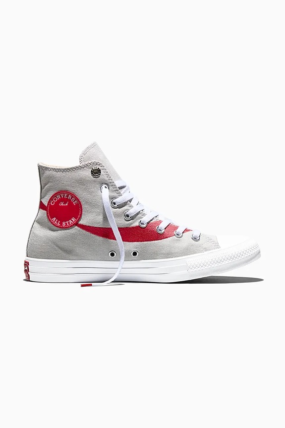 Tenisky Converse Converse x Coca-Cola Chuck Taylor All Star plochá sivá A18436C