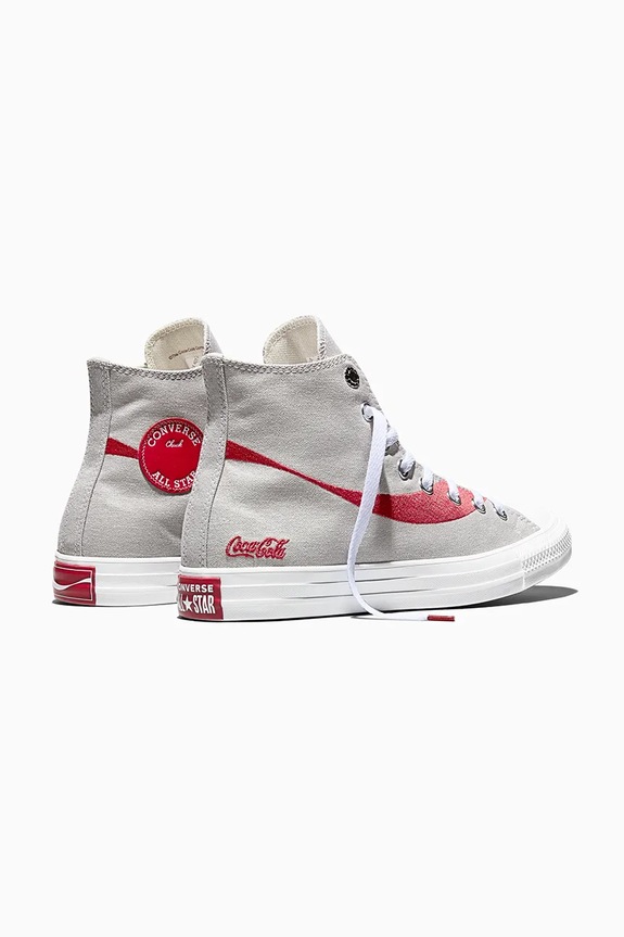 Obuv Tenisky Converse Converse x Coca-Cola Chuck Taylor All Star A18436C sivá