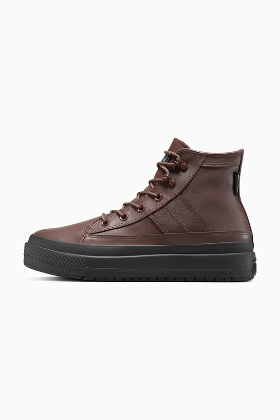 Kožne tenisice Converse CTAS EQUIP WP BOOT A14615C smeđa