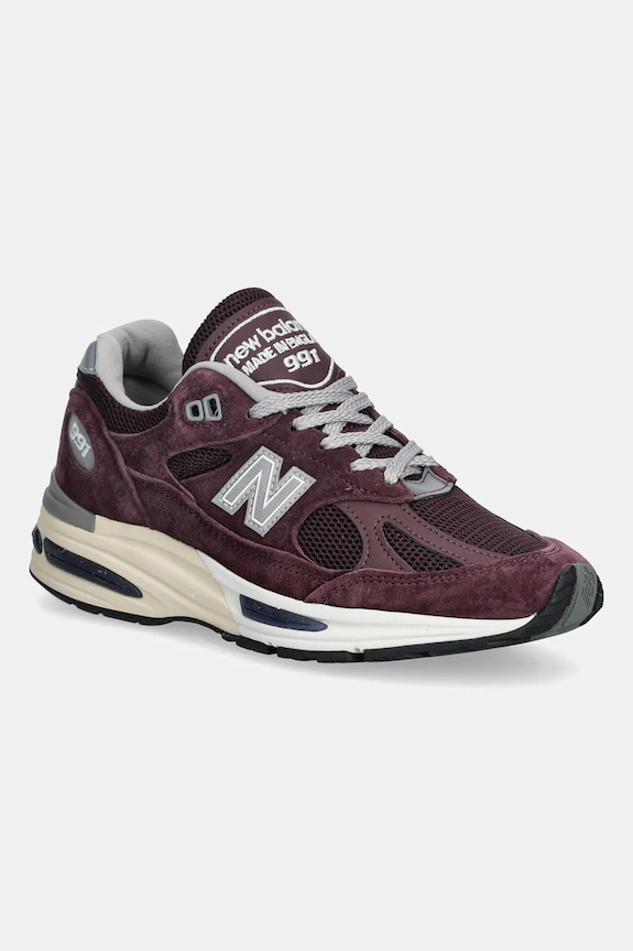 Tenisice New Balance Made in UK U991AU2 brušena koža bordo U991AU2