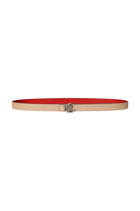 Usnjen pas Lauren Ralph Lauren 412974560 oranžna AW25