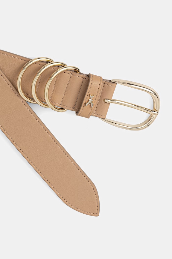 Кожен колан Patrizia Pepe 8W0069.L048 бежов SS26