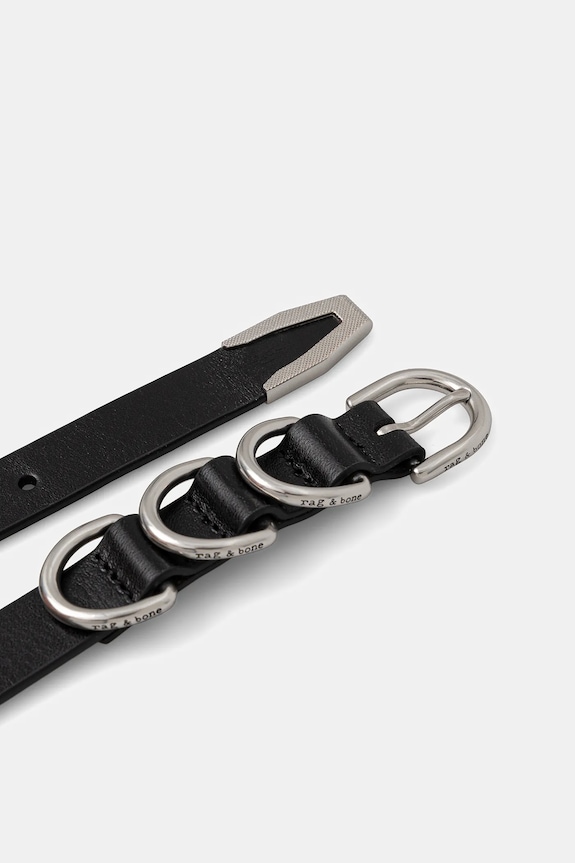 Rag & Bone cintura in pelle WJW24S1007UA07 nero AW25
