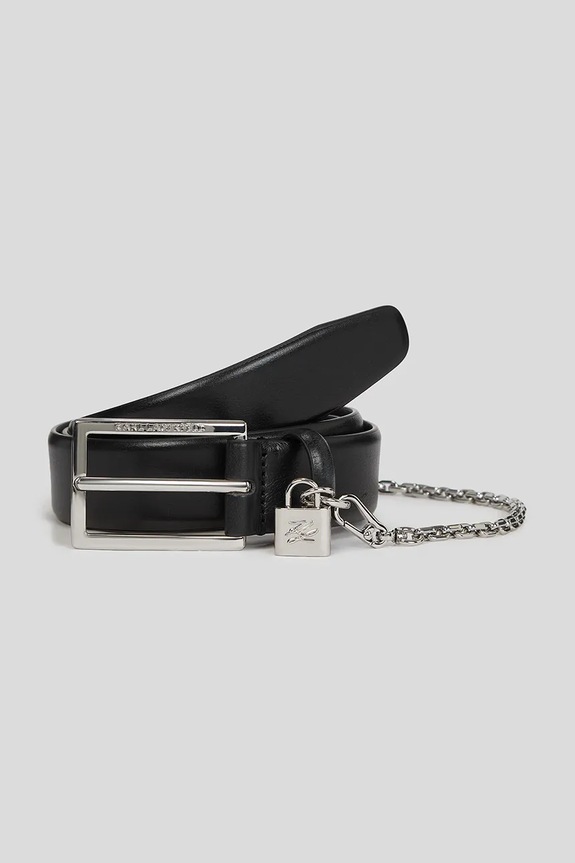 Karl Lagerfeld bőr öv fekete A3W33040