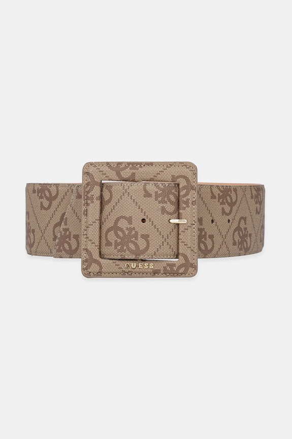 Guess pasek QULD beżowy BW9247.P5370