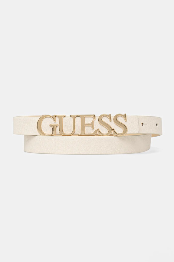 Remen Guess MIMINA imitacija zrnate kože bež BW9257.P5320
