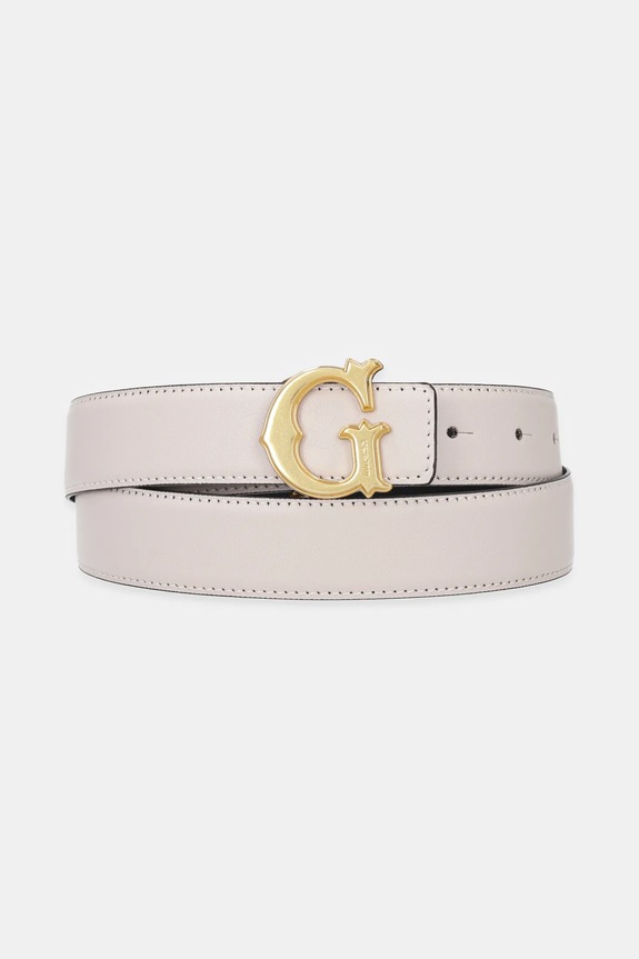 Ζώνη Guess απομίμηση λείου δέρματος μπεζ BW9261.P5330