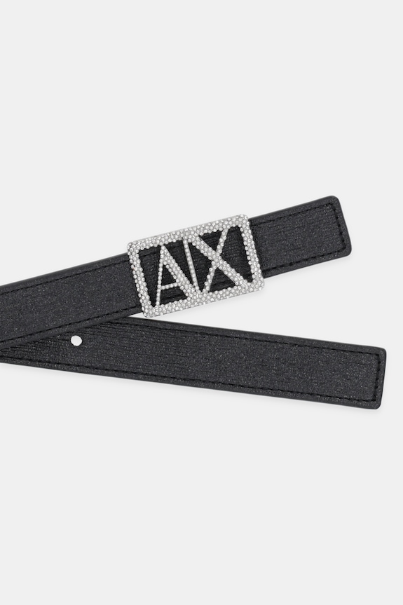 Armani Exchange pasek dwustronny XW001602.AF17141 czarny AW25