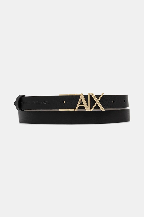 Armani Exchange curea de damă din piele maro XW002127.AF17157