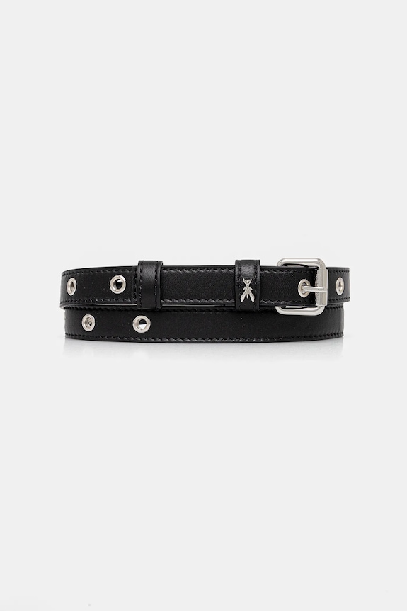 Patrizia Pepe curea de piele Gift Box negru 2W0016.L113