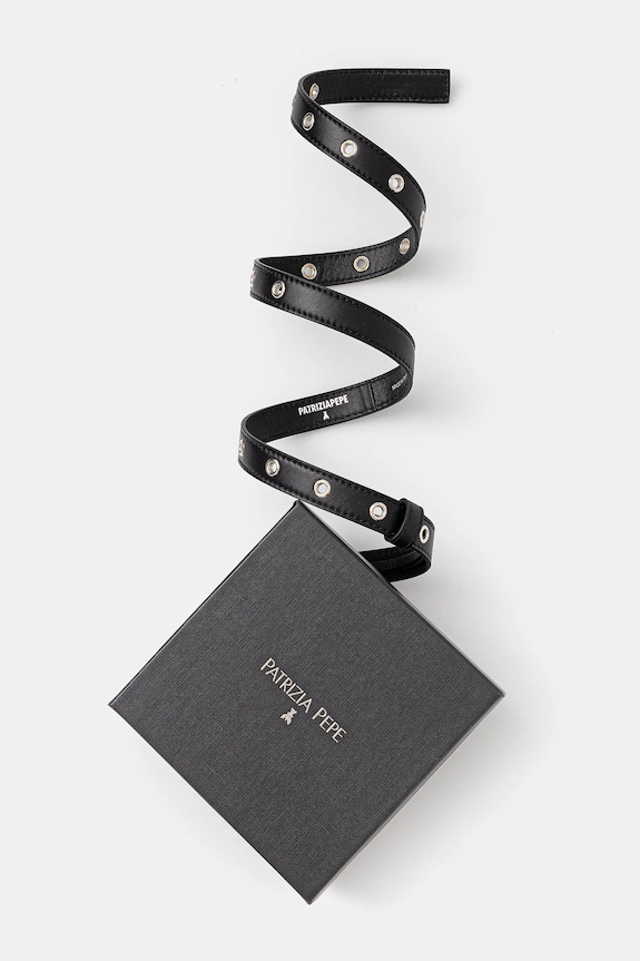 Accesorii Patrizia Pepe curea de piele 2W0016.L113 negru