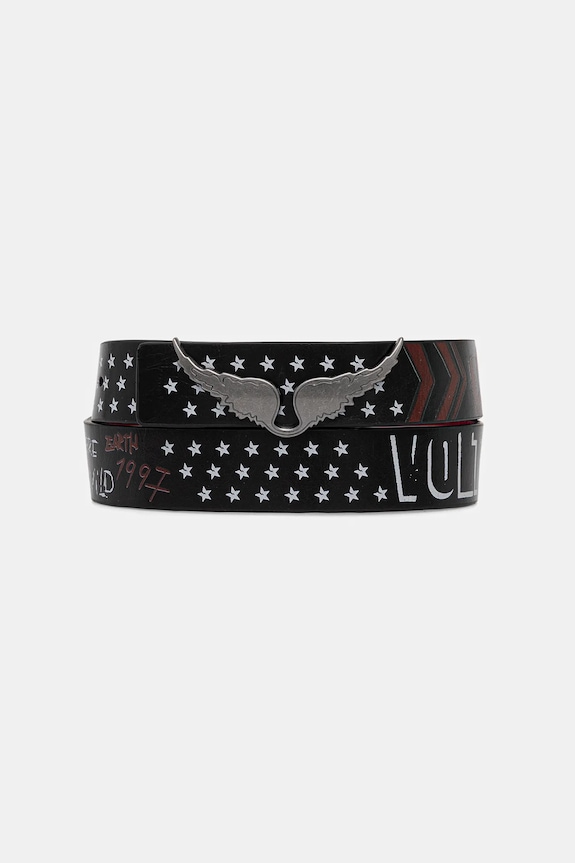 ZADIG&VOLTAIRE curea de piele negru LWBT01345
