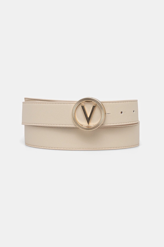 Pásek Valentino Bags FLAME Planet friendly béžová VCS9ND57
