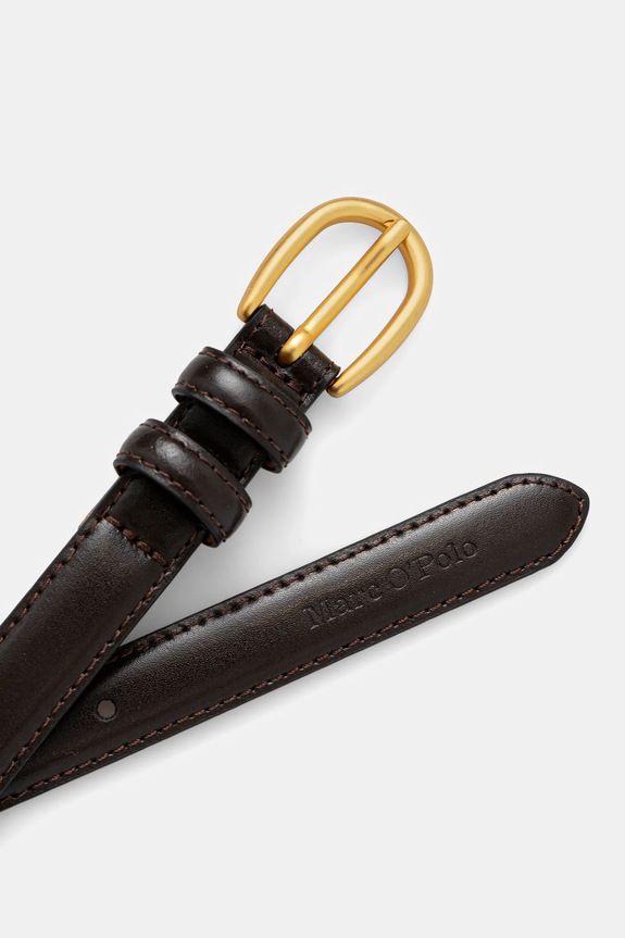 Marc O'Polo curea de piele 5000007763 maro AW25