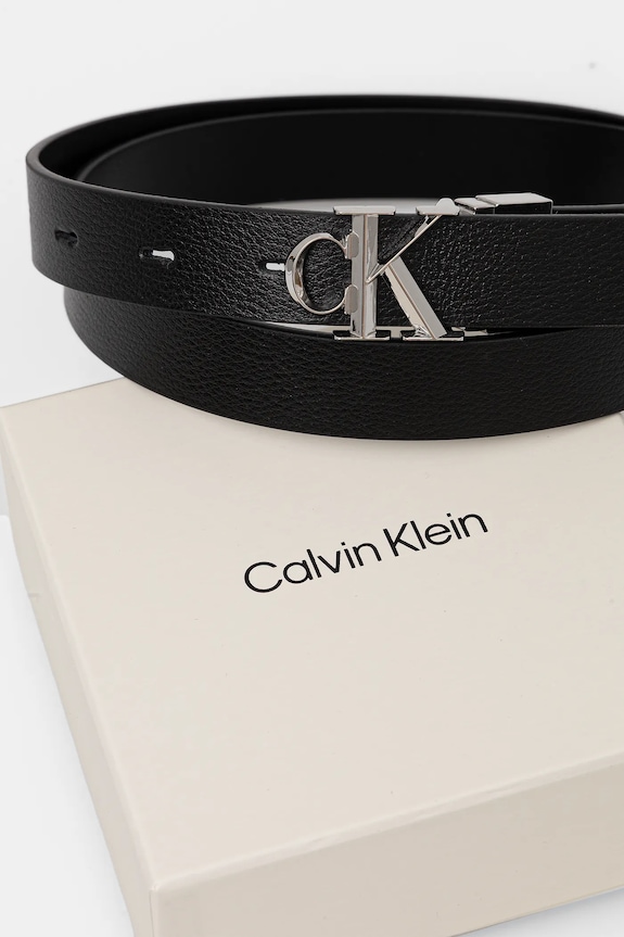 Calvin Klein curea cu două fețe negru LV04F7044G