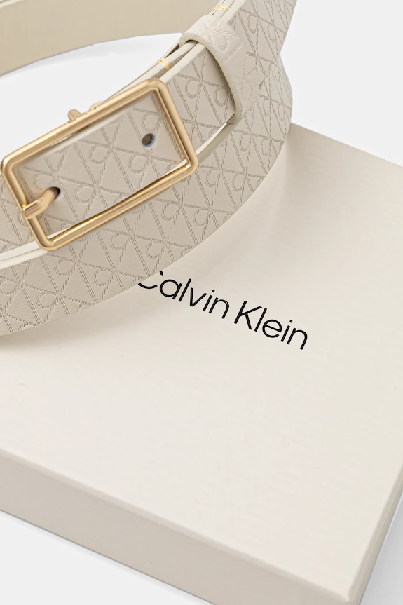 Dodaci Kožni remen Calvin Klein LV04F7049G bež